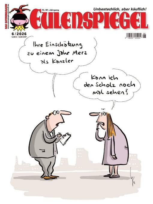 Cover image for EULENSPIEGEL, Das Satiremagazin